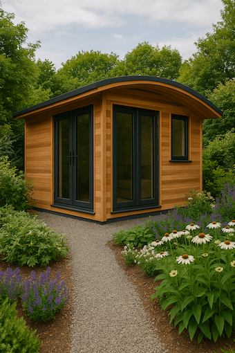 Curved garden roof 3